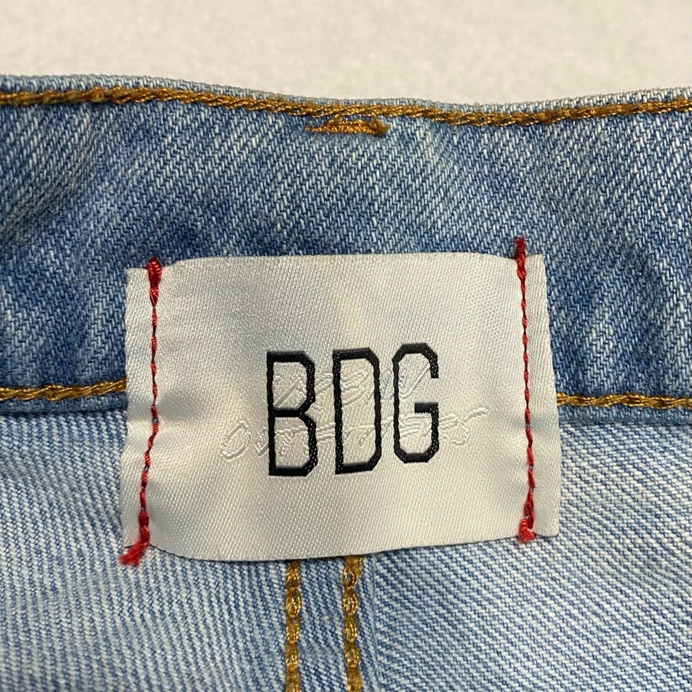 BDG Women's High Rise Distressed Blue Jeans - Picture 6 of 11